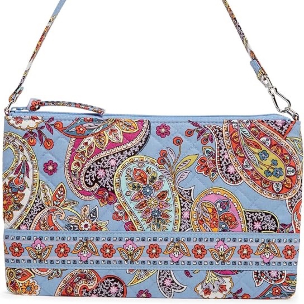 Vera Bradley Women's Cotton Convertible Wristlet with RFID Protection NWOT